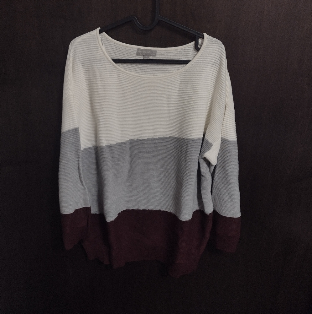 Cyrus Color Block Sweater Size Xl - image 1